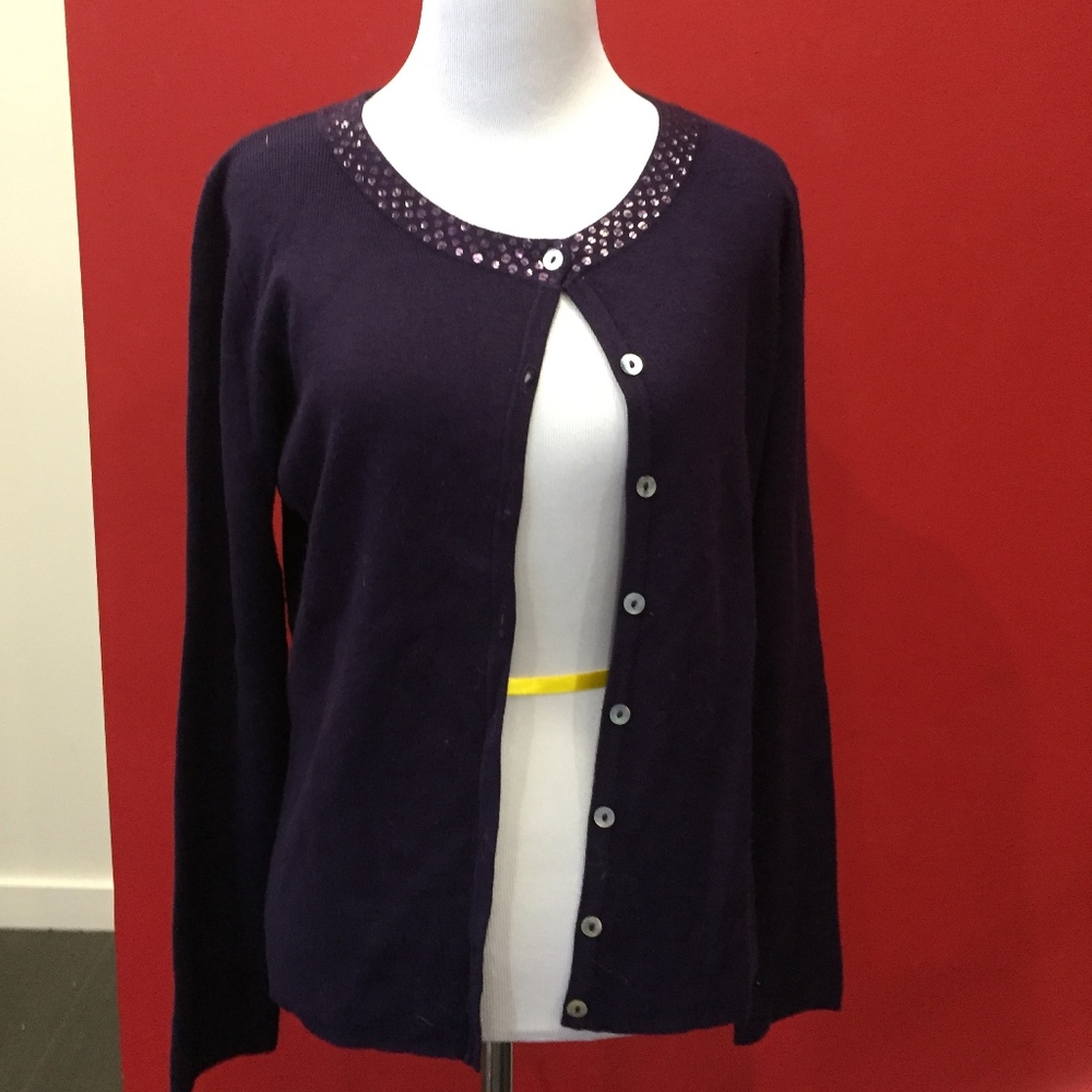 Purple Cardigan